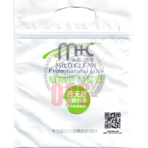 Cheap 17*21cm Flexible Zipper Pouch Packaging For Packing Soap for sale