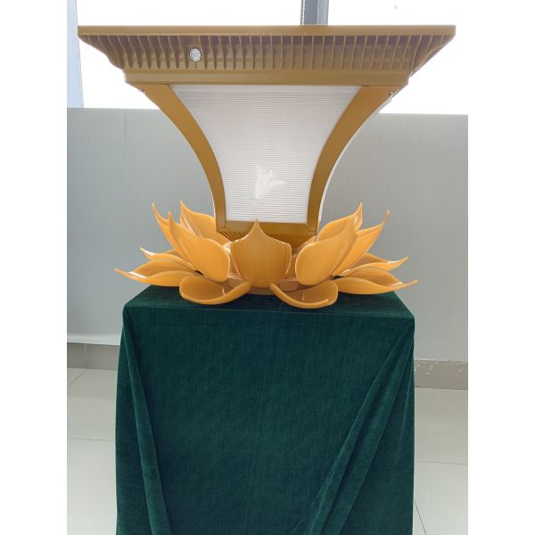 90 W Outdoor Solar Patio Lights Customized Colors Lamp Lotus Traditional Spaces