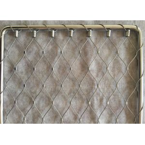 1.5mm 60x60mm 316L Material Wire Rope Mesh