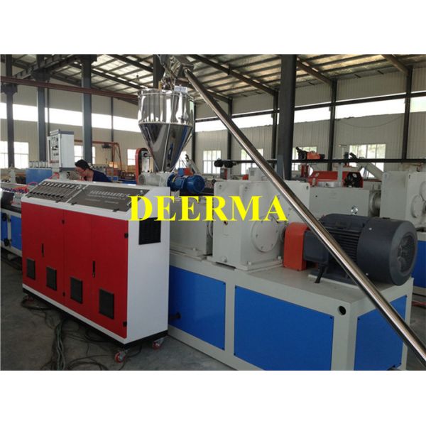 PLC Controlled WPC Decking Production Machine for L20000*W2100*H3200mm WPC Profiles