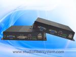 Uncompressed 1080P vga kvm to fiber extender with local vga loopout and external