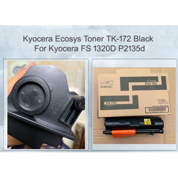 Kyocera TK172 Toner Cartridge Black 1 Pack In Retail Packing For FS-1320D Printer