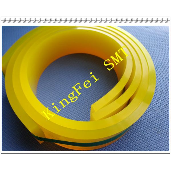 Yellow Rubber Squeegee 50 x 9mm Hardness 90° For For Printer Machine