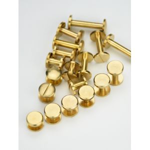 Sturdy Brass Handbag Feet Studs And Rivets Bottom Screw Back For Home Textile