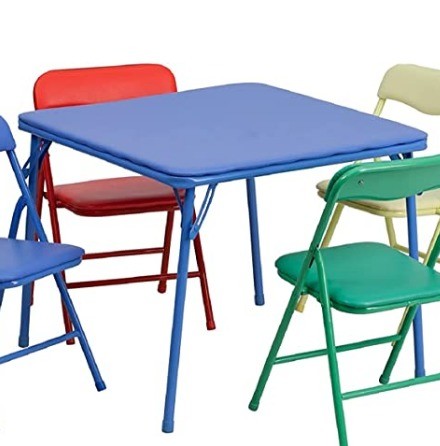 Quality Easy Cleaning Childrens Folding Table Stability and Noise Free Childrens Folding Desk wholesale