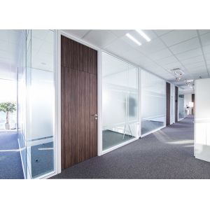 High Security Glass Partition Wall System Double-layer Design