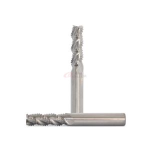 China 3/8 5/16 8mm Solid Carbide Roughing End Mill Coating For Aluminum 3 Flutes HRC50 on sale