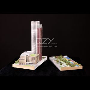 British Land Model Architectural Scale Model Miniature 1/200 for Professional