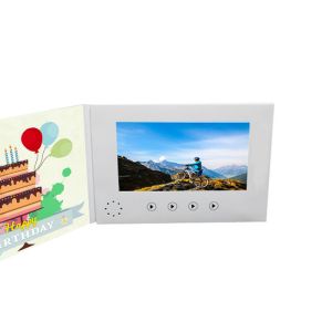 A5 5 Inch Template Free Lcd Video Brochure Card LCD Screen 128M-8GB Optional