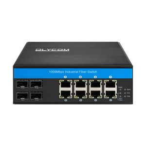 12 Port Industrial Ethernet Switch Din Network Switch 4SFP+8RJ45 DC12-52V Dual