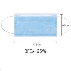Dental EN14683 FDA510K 3 Ply Disposable Face Mask