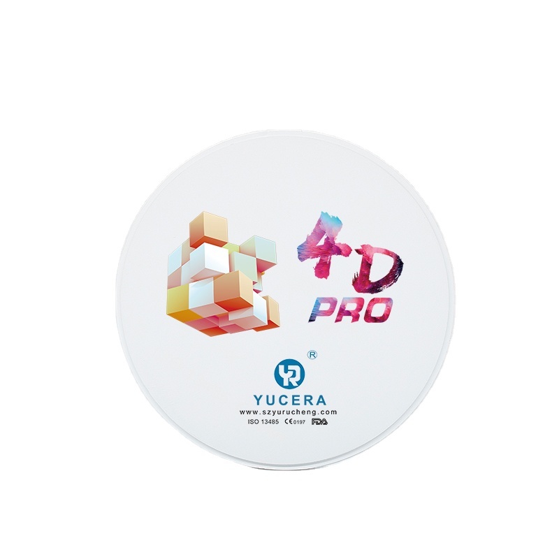 Discos De Zirconio Dental Bloques De Zirconio Dental 4D Pro Zirconium Blank for Cad Cam