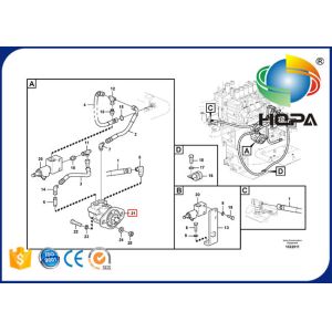 VOE14533496 14533496 Fan Motor For Volvo EC330B EC330C EC340D EC360B