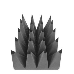 Soft Soaked Carbon Microwave RF Pyramid Absorber Sheet Radiation Absorbent