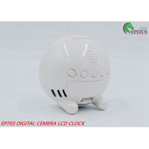 IP Wireless Wifi Spy Camera Alarm Clock , 32GB Memory Card Hd Wifi Clock Camera