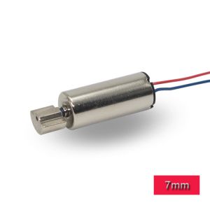 Mini 3v Coreless DC Motor / 7mm Coreless Motor 0716-Z With Eccentric Wheel