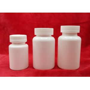 Round Empty Pill Bottles Screw With PP Cap , 120ml Pill Storage Containers