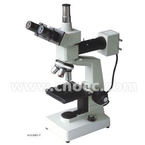 Monocular 40x - 640x Industrial Metallurgical Optical Microscope With Plan