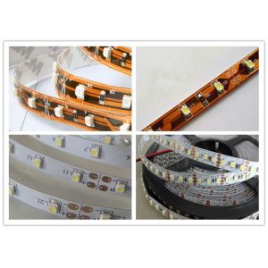 Waterproof IP 20 White Color RGB LED Strip Lights SMD 3825 120 LEDs CRI 90 CCT