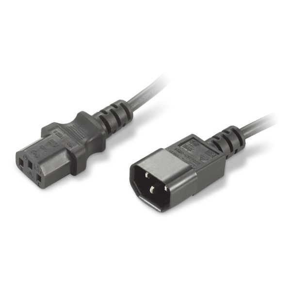 Quality 250V Standard IEC C13 to C14 Computer Power Cord Extension Black SJT SJTW SJOOW SJOW wholesale