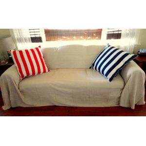 Lightweight Canvas Drop Cloth With Grommets , Carded Yarn Heavy Duty Drop Cloth