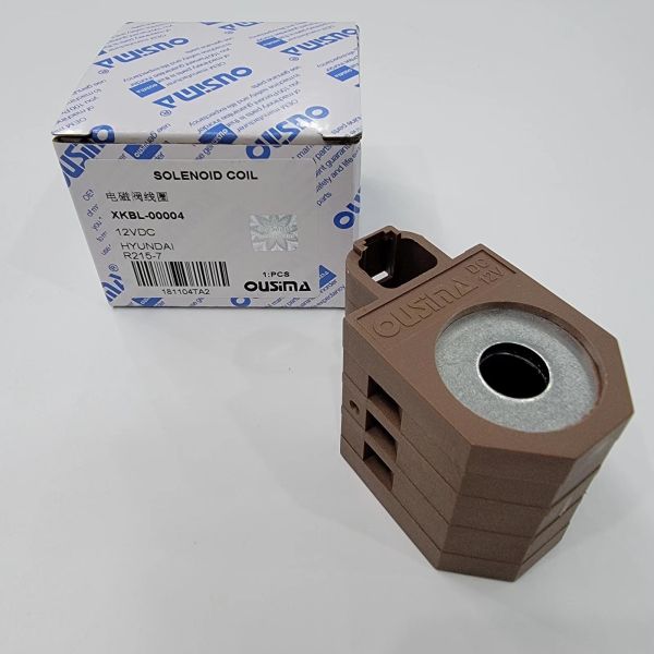 XKBL-00004 Solenoid Valve Coil Hyundai Excavator R110-7A R140LC-7A