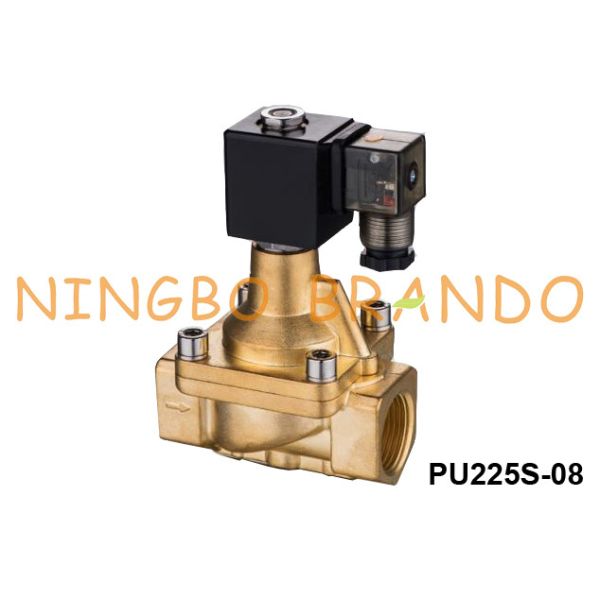 Quality PU225S-08 Shako Type 1'' 2/2 Way Steam Solenoid Valve 24VDC 220VAC wholesale