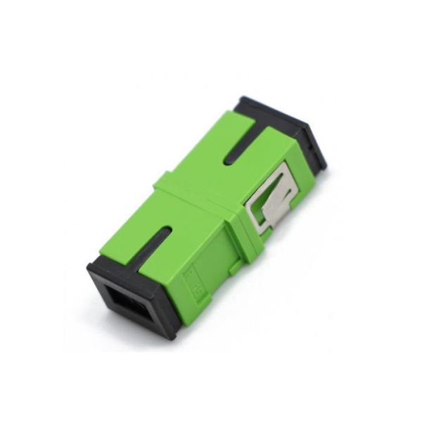 Optical Fiber Adapter High Performance SC SX SM Flangeless / Reduced Green Blue Color Plastic Adapters
