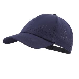 China Wholesale Custom 6 Panel Unisex Laser Perforated Waterproof Baseball Golf Cap Hat Mesh Sport Hats on sale