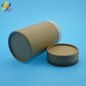 Customized Biodegradable Kraft Paper Push Up Tube For Tea