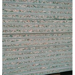 PMDI Glue Blue Moisture Resistant Particle Board , Formwork Particle Board Cover