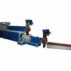 conical twin screw Hot Cut PVC Pelletizing Machine Extruder hard granules