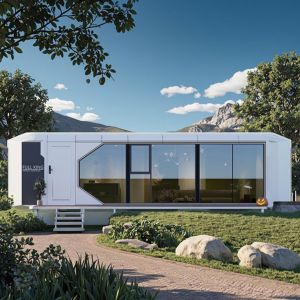 Cheap Mobile Capsule House 8.5x11.5m with 40dB Sound Insulation for sale