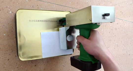 High Efficiency Inkjet Flatbed Printer, Expiry Date Coding Machine Handheld