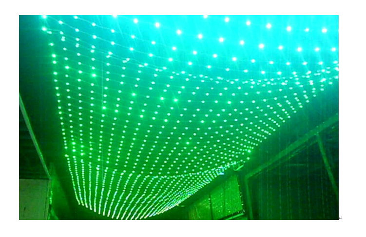 transparent full color outdoor flexible led strip curtain video display