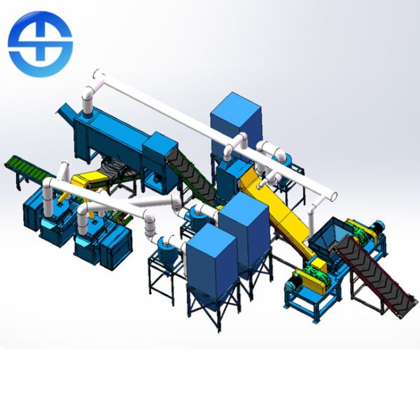 Quality 1 Ton/H 98% Separating Rate Radiator Recycling Machine wholesale