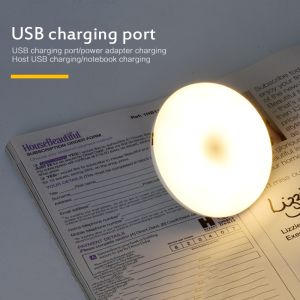 Portable 6LED USB Charged Body Induction Wall Night Lamp Motion Sensor Led