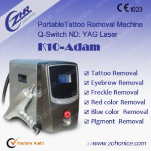 China ND:YAG Laser Tattoo Removal Machine For Remove Freckle AND Age Pigment , Red on sale