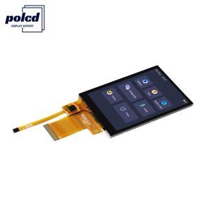 Polcd 450 Brightness Tft Capacitive 8080 MCU 3.5 Inch Tft Lcd Touch Screen