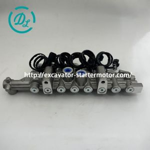 EexcavaStart Solenoid Valve Assembly 207-60-71320 for PC200-8 Excavator