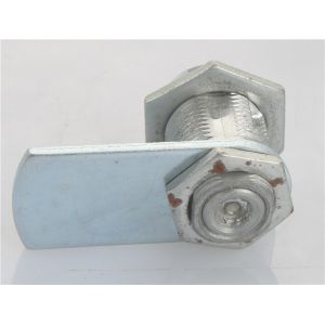 Matt Chrome Cabinet Latch Lock Height 14mm Cylinder Cam Lock