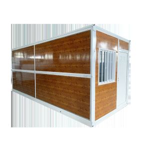 Modular Fold Up House Sandwich Panel Fireproof Foldable Expanding Cabin