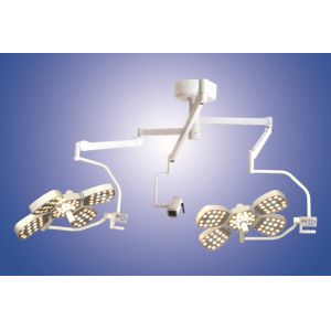 Cheap LED5+5 flower shadowless operating Lamps/Operating room double LED surgical lamps/Cold light source LED surgical lamp for sale