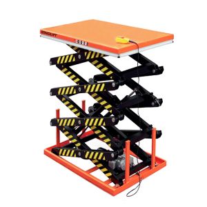 Cheap SINOLIFT HW Series Heavy Duty Design Indoor Source Stationary Hydraulic Scissor Electric Lift Tables Scissor Lifting Pla for sale