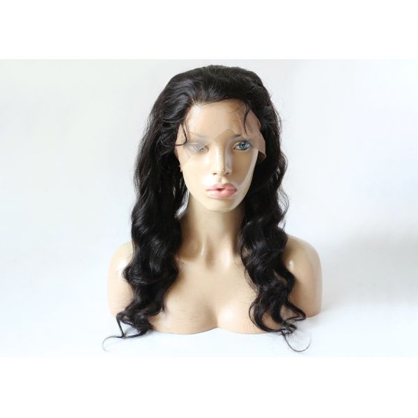 Quality Loose Wave Full Lace Frontal Closure , 10 - 20 Inch Peruvian Lace Frontal Closure wholesale