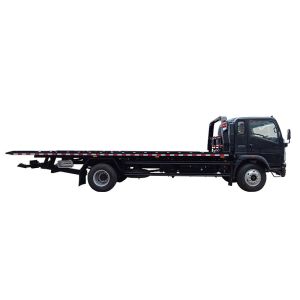 Hydraulic Flatbed Wrecker Truck with 40KN Winch, 6-Speed Transmission, 5.6M Anti