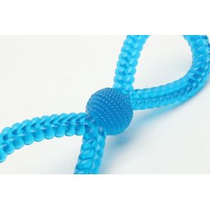 Conmmercial Fun TPR Dog Toy Indestructable Strong Dog Tug Teething Toys