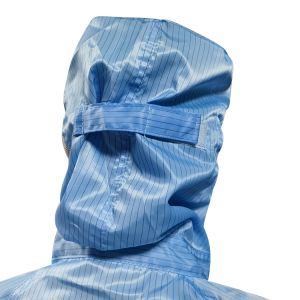 Washable Reusable 5mm Stripe ESD Clothes For Cleanroom