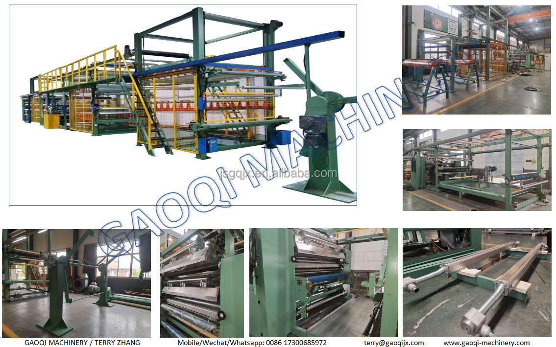 Electric PLC 2 Burners 3 in 1 German Style Flame Laminating Machine for Automotive Interior