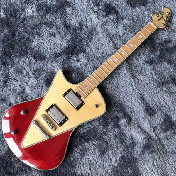 Quality Custom Grand Musicman Left-Handed Version Style Electric Guitar in Red wholesale